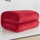 Plaids Rouge Classique En Polaire Doux - La Maison de la Housse®