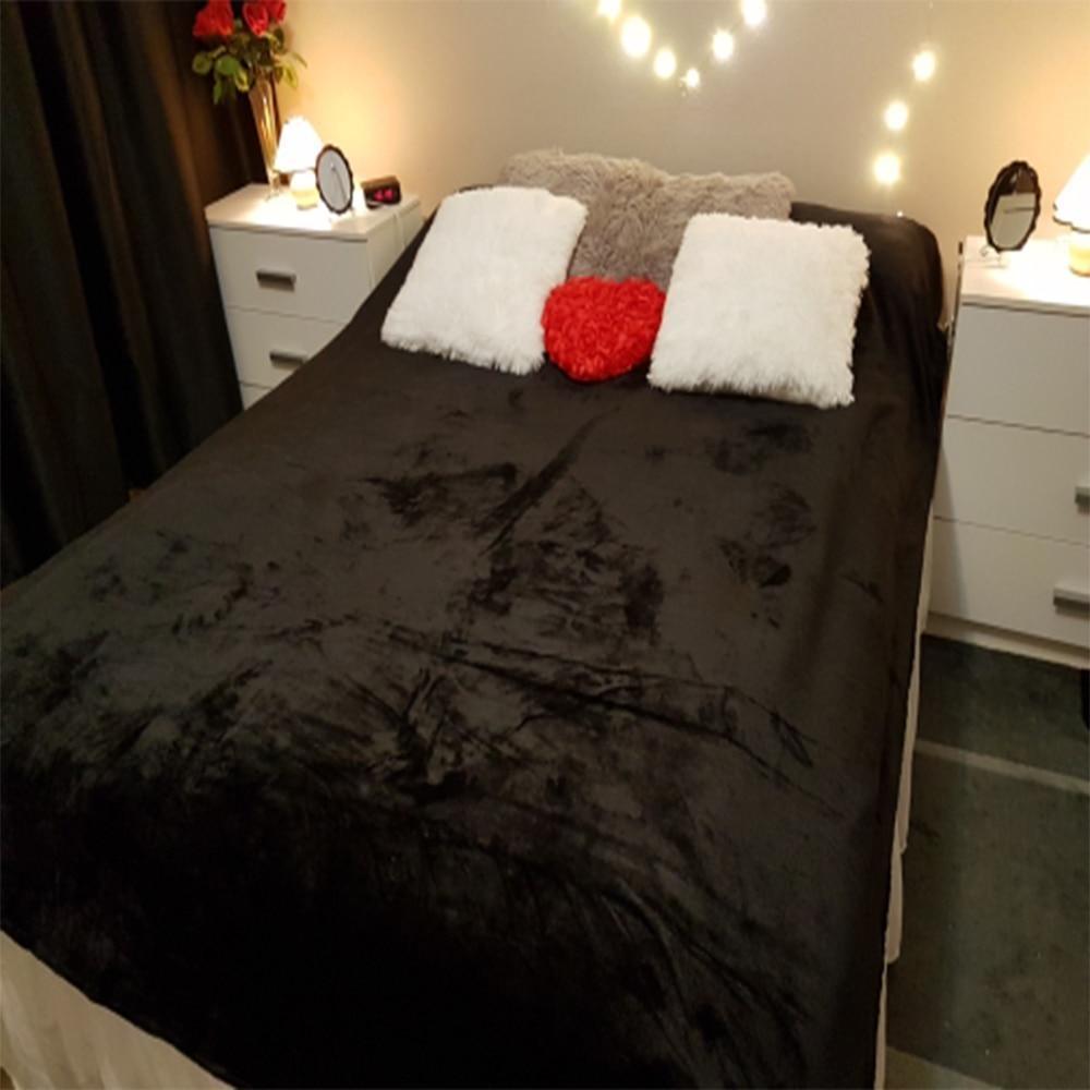 Plaids Rouge Classique En Polaire Doux - La Maison de la Housse®