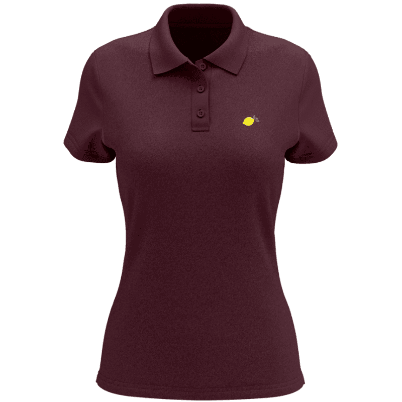 Polos Femme Lemon Inside Manche Courte Coton 100% Bio - La Maison de la Housse®