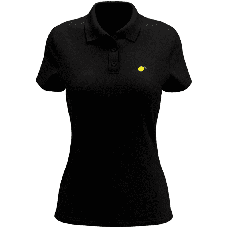 Polos Femme Lemon Inside Manche Courte Coton 100% Bio - La Maison de la Housse®