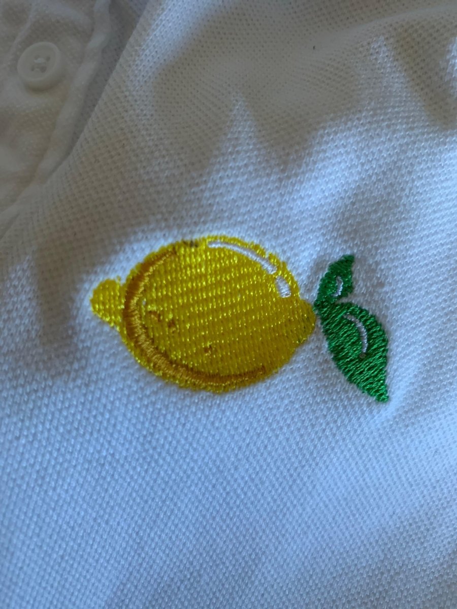 Polos Femme Lemon Inside Manche Courte Coton 100% Bio - La Maison de la Housse®