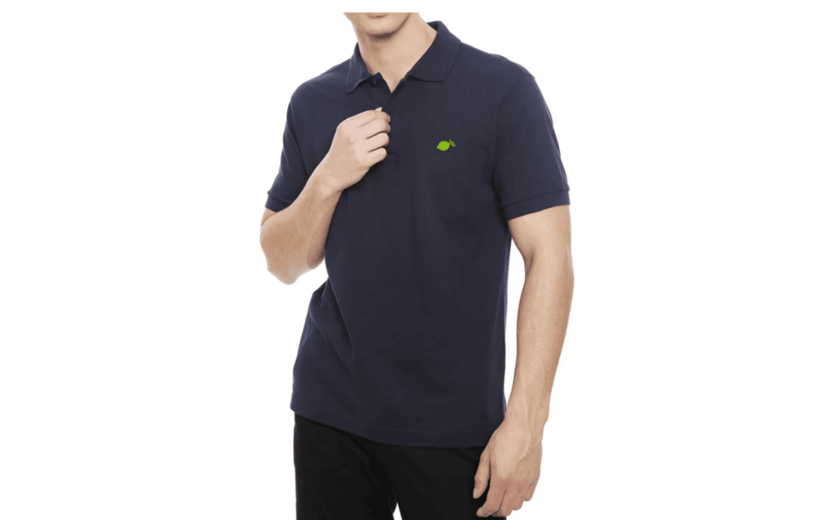 Polos Homme Lemon Inside Manche Courte Coton 100% Bio - La Maison de la Housse®