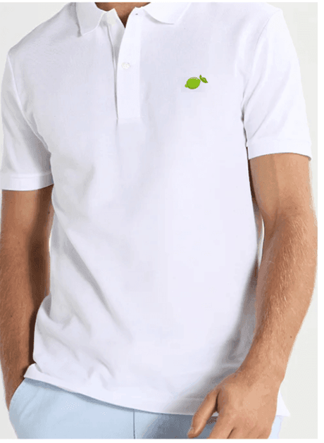 Polos Homme Lemon Inside Manche Courte Coton 100% Bio - La Maison de la Housse®
