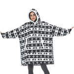 Poncho Pull Over Sweatshirt Plaid - Edition Limitée - La Maison de la Housse®