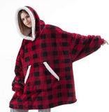 Poncho Pull Over Sweatshirt Plaid - Edition Limitée - La Maison de la Housse®