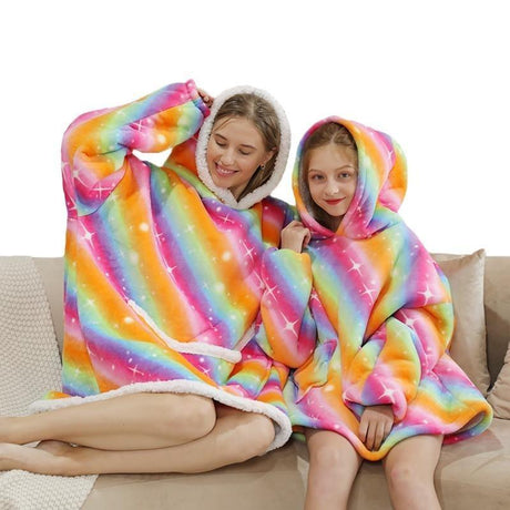 Poncho Pull Over Sweatshirt Plaid - Nouvelle Collection - La Maison de la Housse®