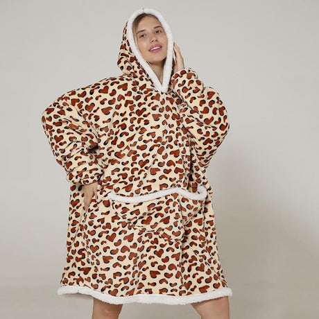 Poncho Pull Over Sweatshirt Plaid - Nouvelle Collection - La Maison de la Housse®
