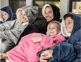 Sweat à Capuche Plaid Poncho Pull - La Maison de la Housse®