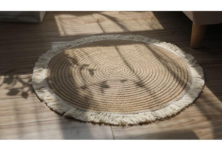 Tapis Rond Design Bohème - La Maison de la Housse®