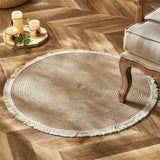 Tapis Rond Design Bohème - La Maison de la Housse®