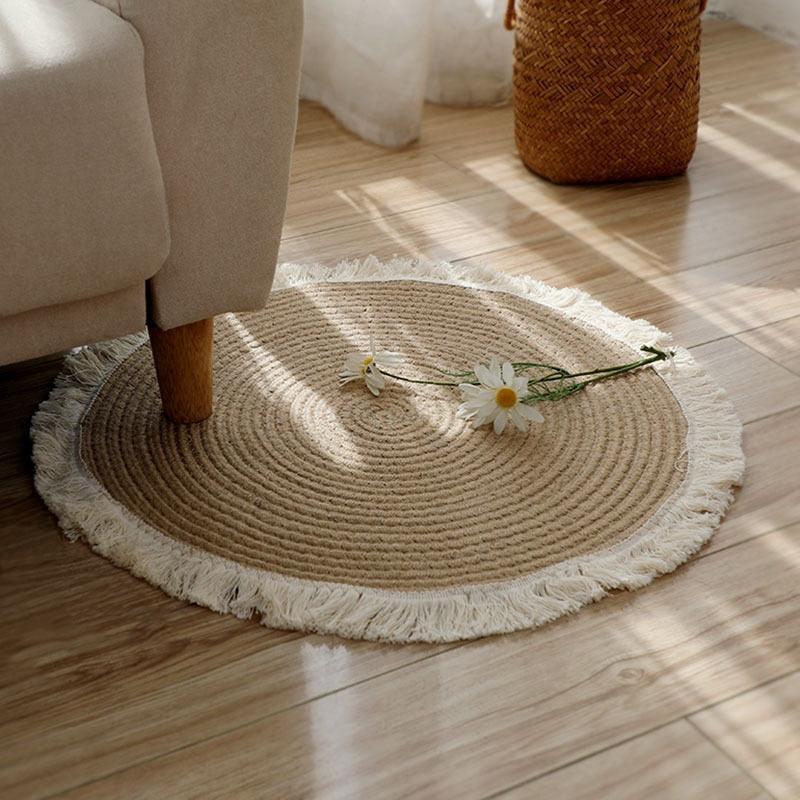 Tapis Rond Design Bohème - La Maison de la Housse®