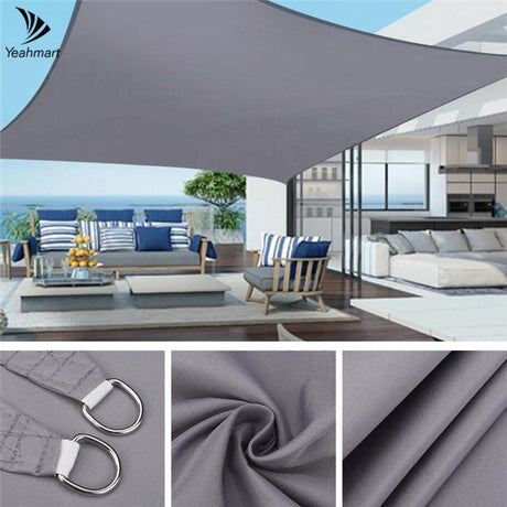 Toile Tirée Voile Haut Vent Tissu Ombrage Jardin & Terrasse - La Maison de la Housse®